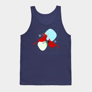 Winter Abstract Art Tank Top